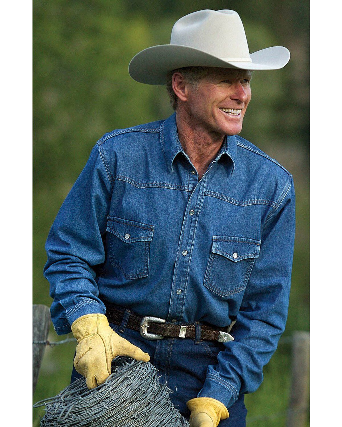Abilene Schaefer Denim Work Shirt
