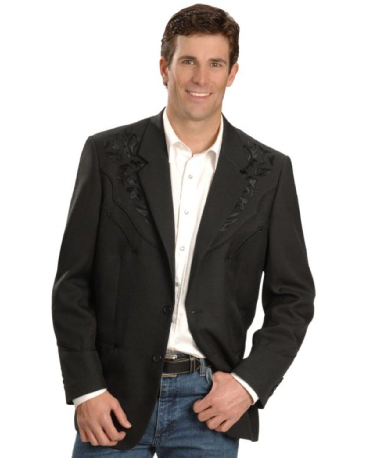 Men's Scully Floral Yoke Blazer - Tall