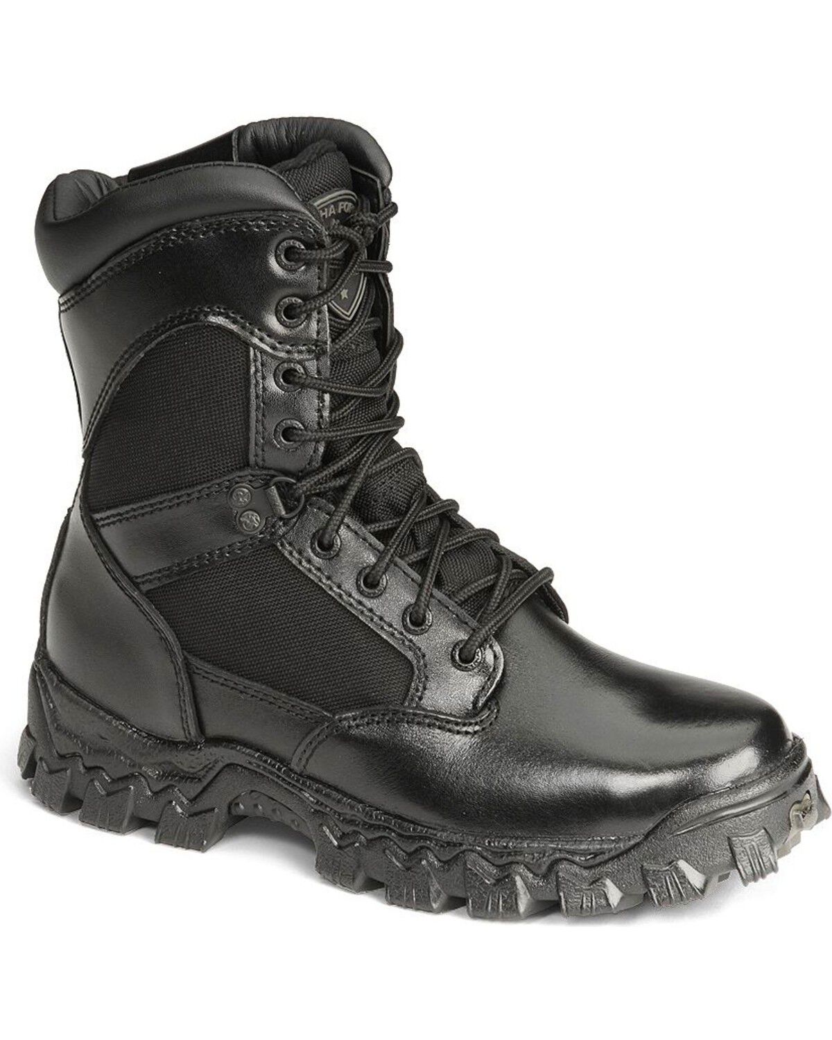 Men's Rocky 8" AlphaForce Zipper Waterproof Duty Boots