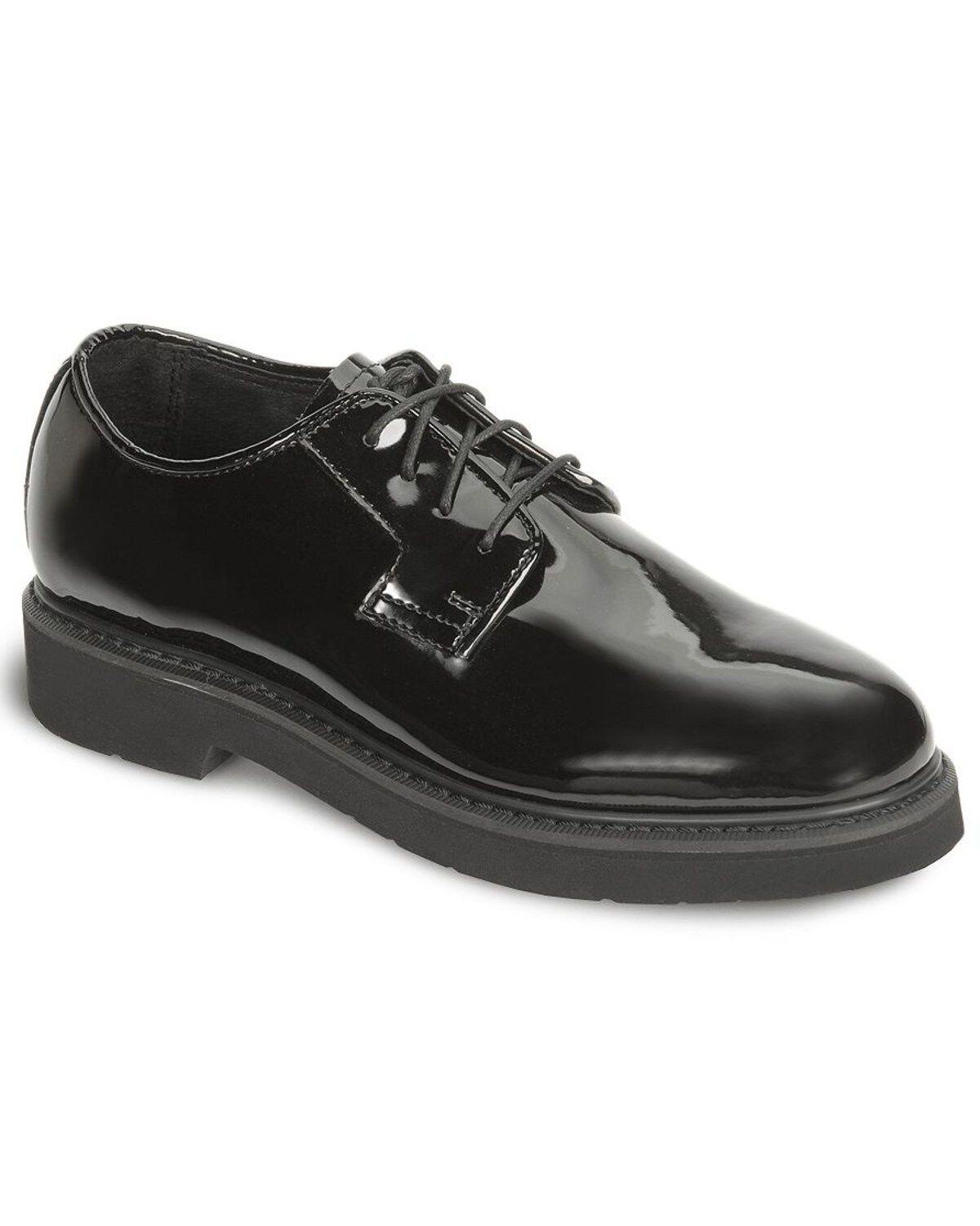 Men's Rocky High Gloss Dress Leather Oxford Dress Duty Shoes - Round T