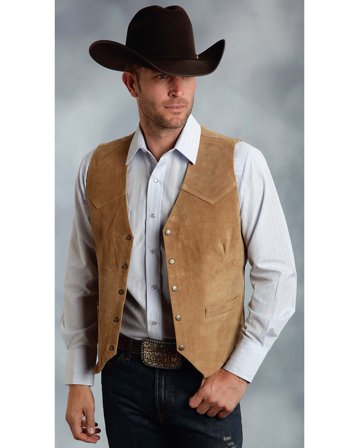 Roper Suede Vest - Big & Tall