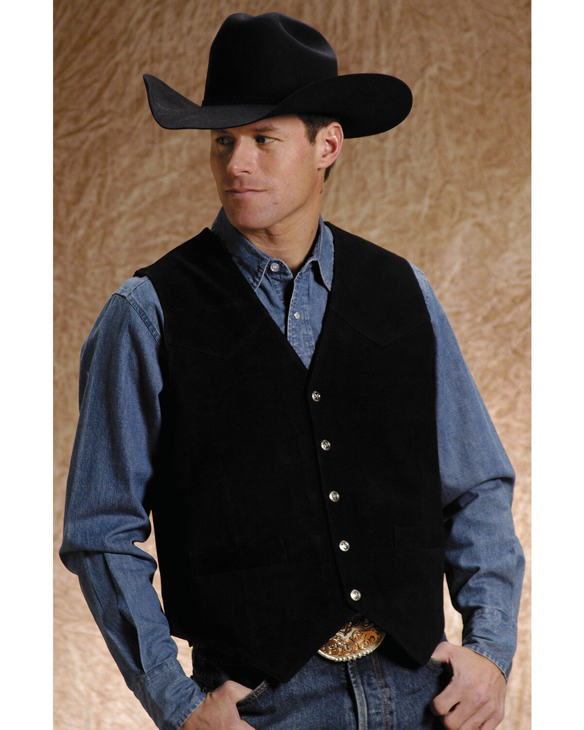 Men's Roper Suede Vest
