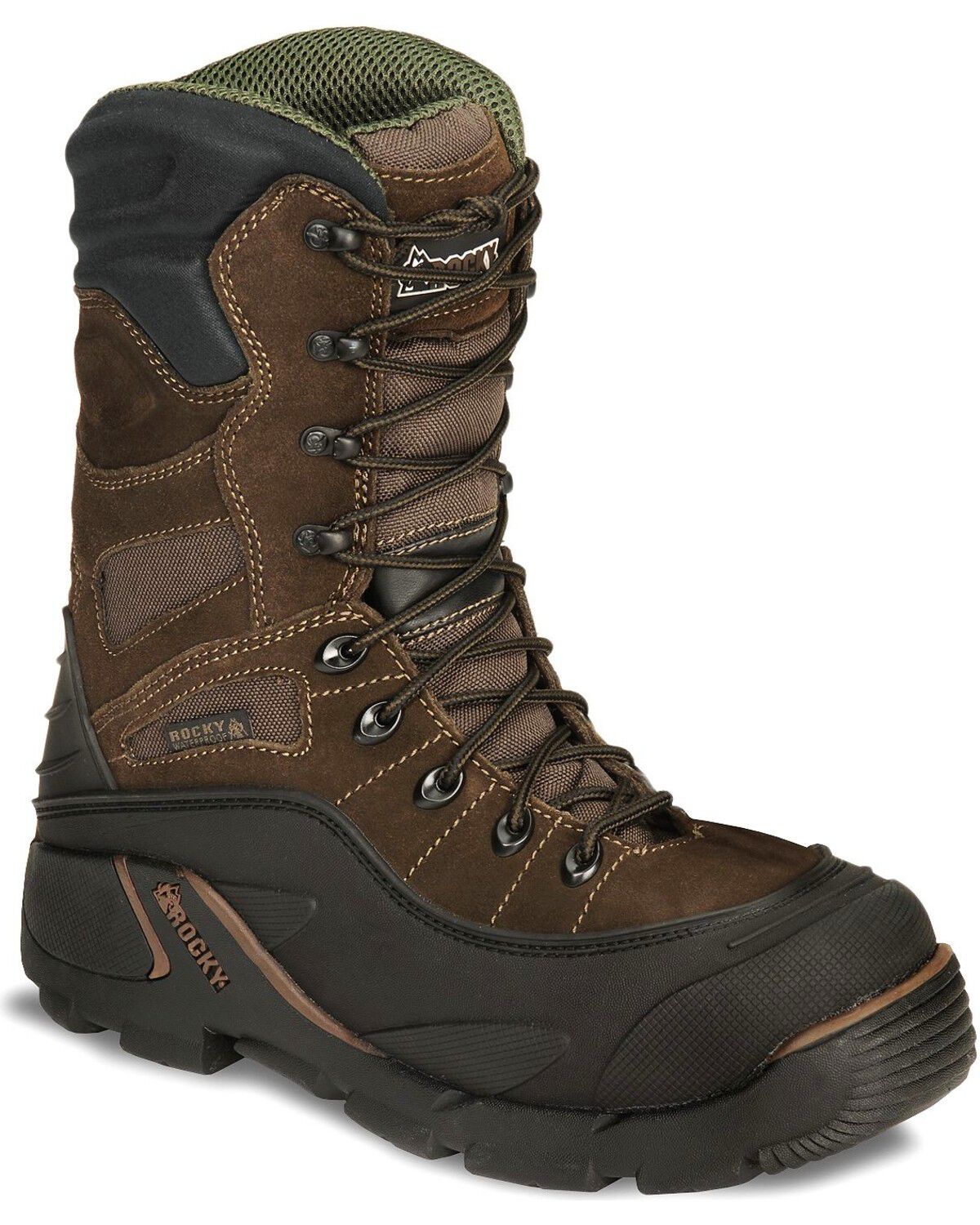 Men's Rocky 9" Blizzard Stalker Work Boots - Steel Toe