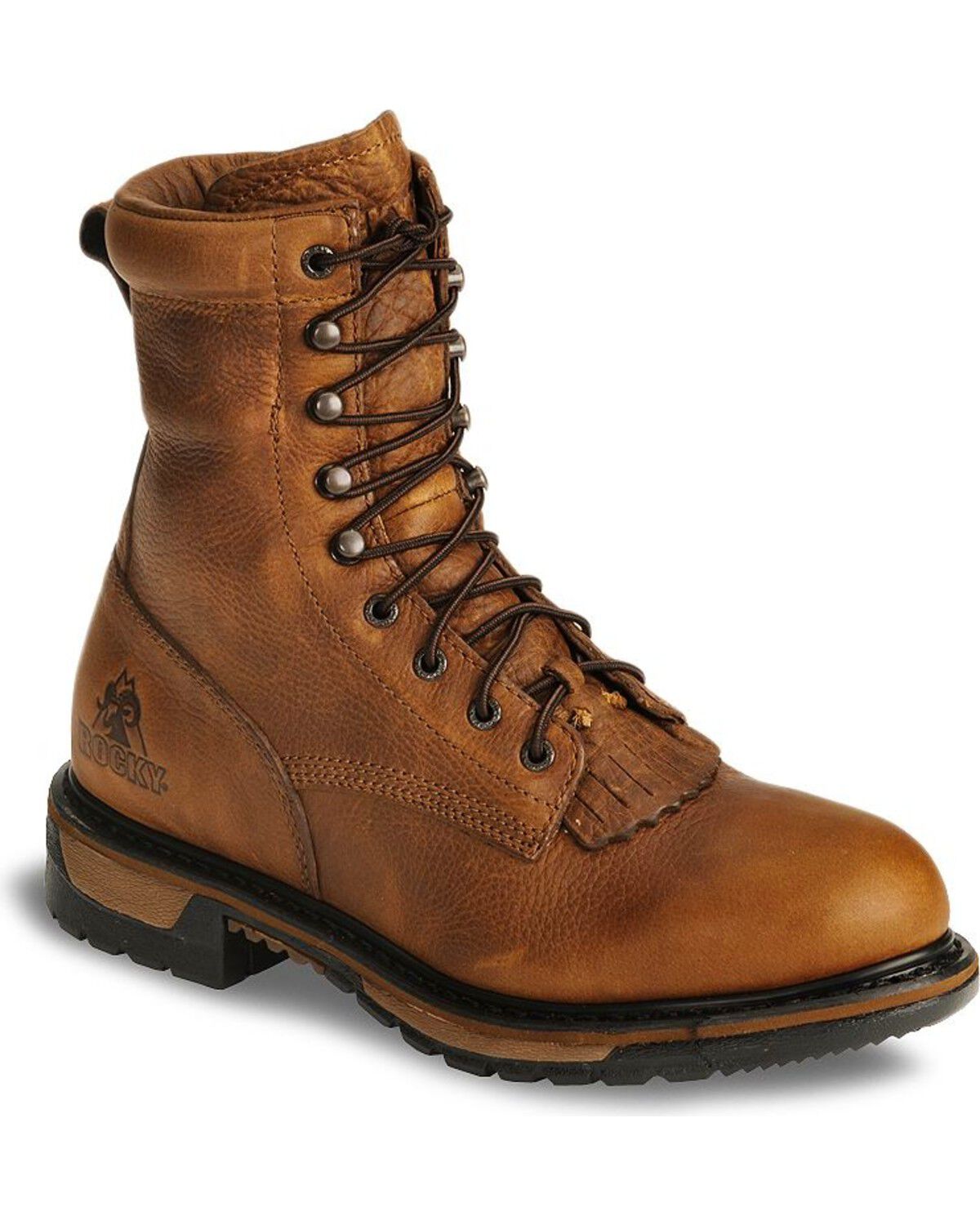 Men's Rocky Original Ride Lacer Waterproof Work Boots - Soft Toe