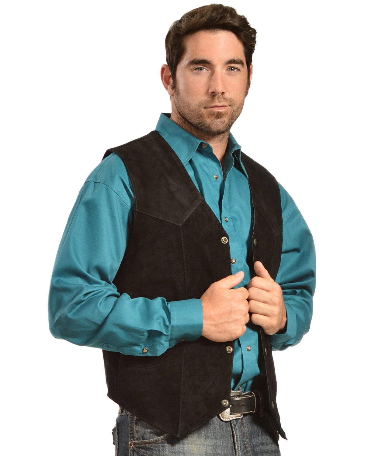 Men's Liberty Wear Suede Western Vest