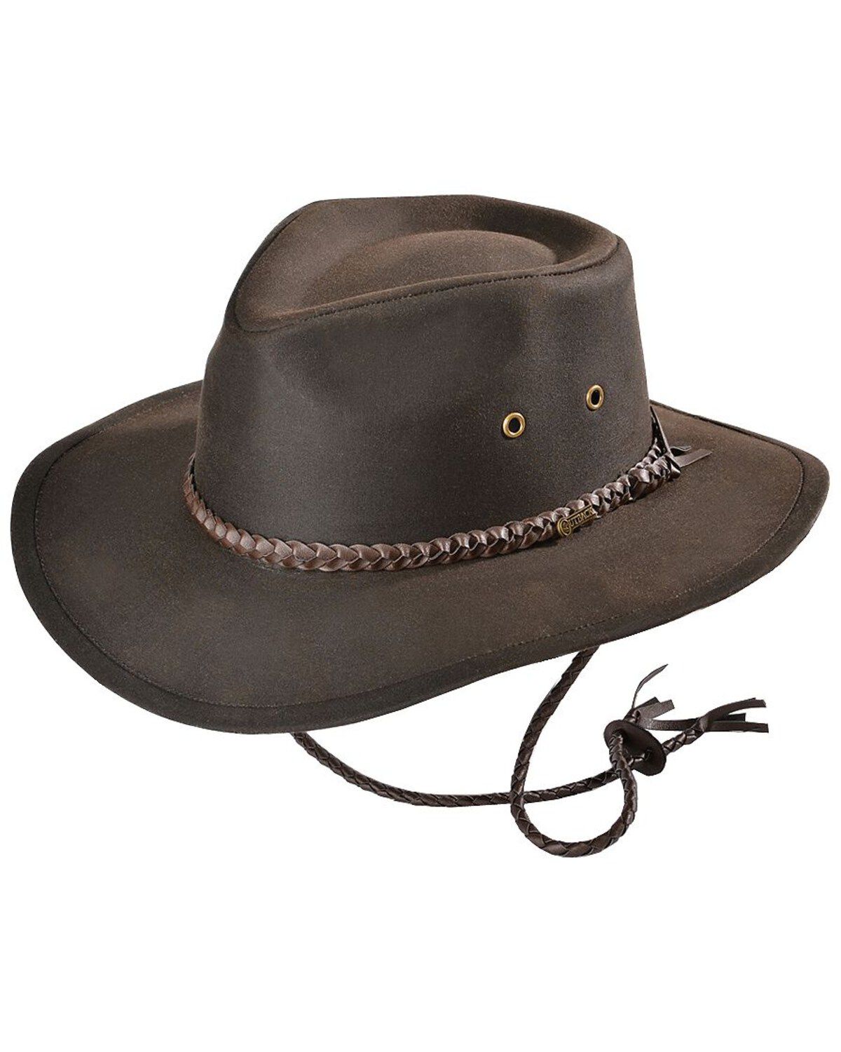 Men's Outback Trading Co. Grizzly UPF 50 Sun Protection Oilskin Hat