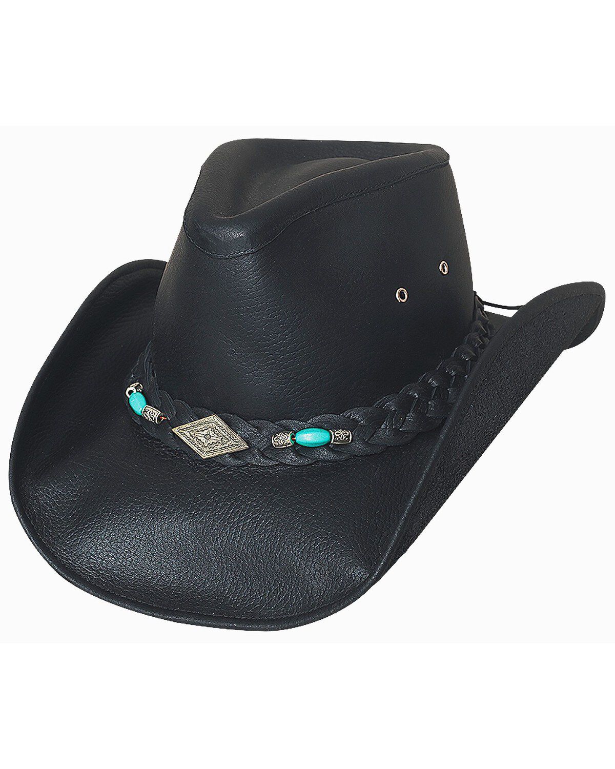 Bullhide Royston Leather Cowboy Hat