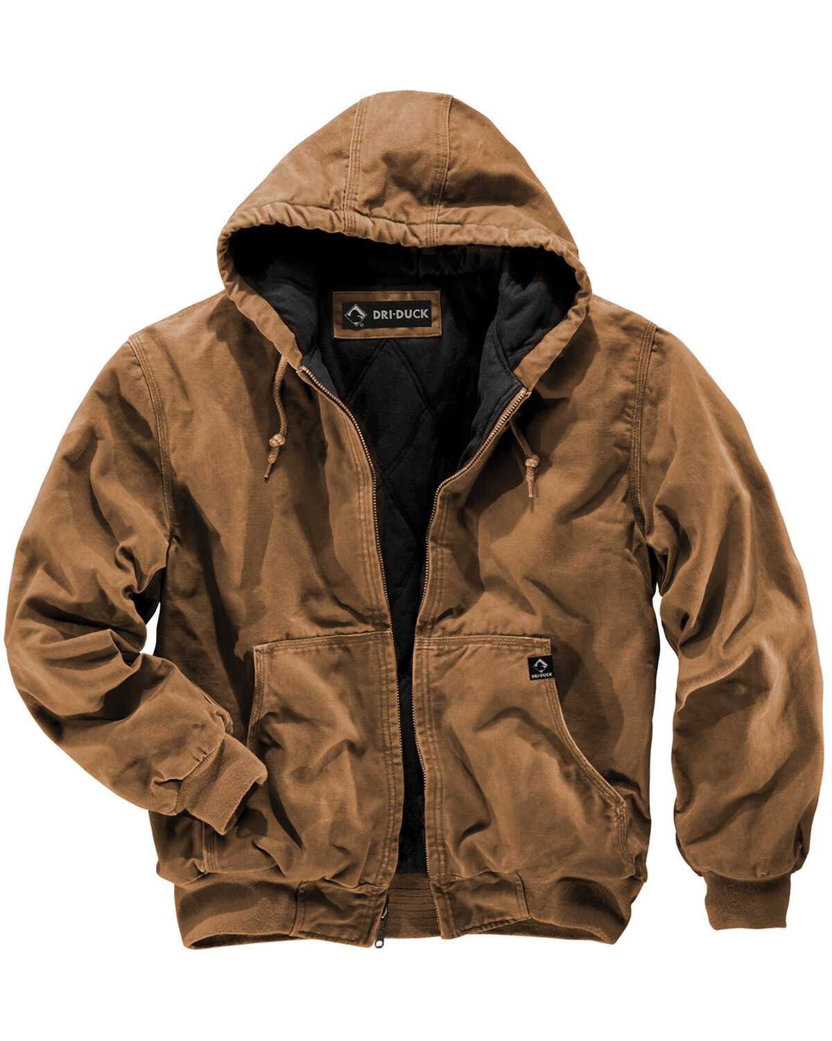 Men's Dri Duck Cheyenne Hooded Work Jacket - Big Sizes (3XL - 4XL)