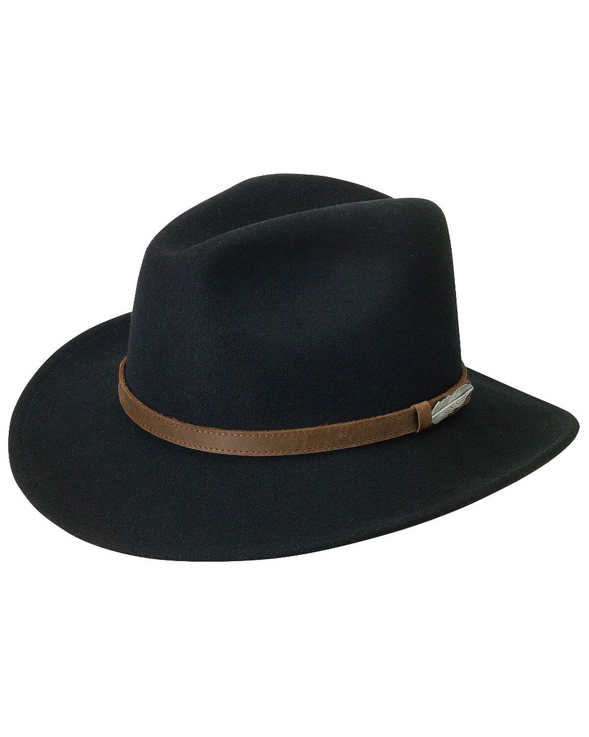 Men's Black Creek Crushable Felt Western Fashion Hat