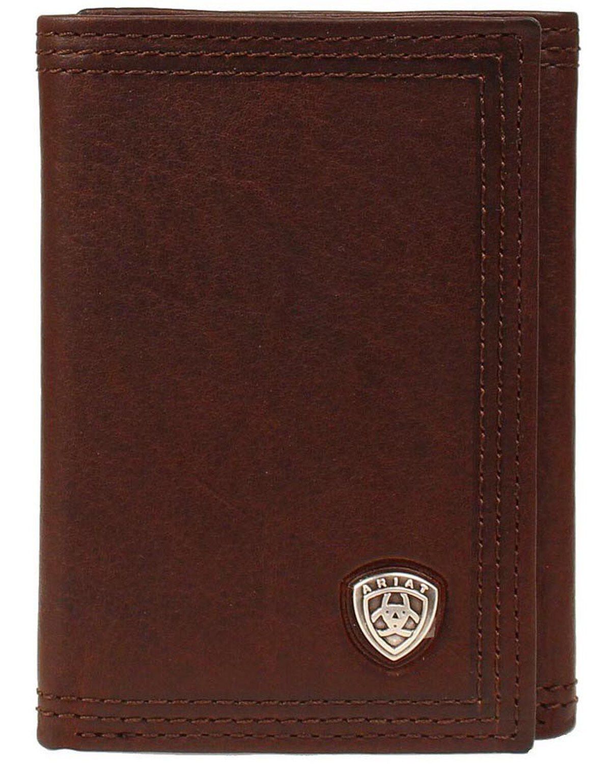 Ariat Logo Concho Tri-fold Wallet