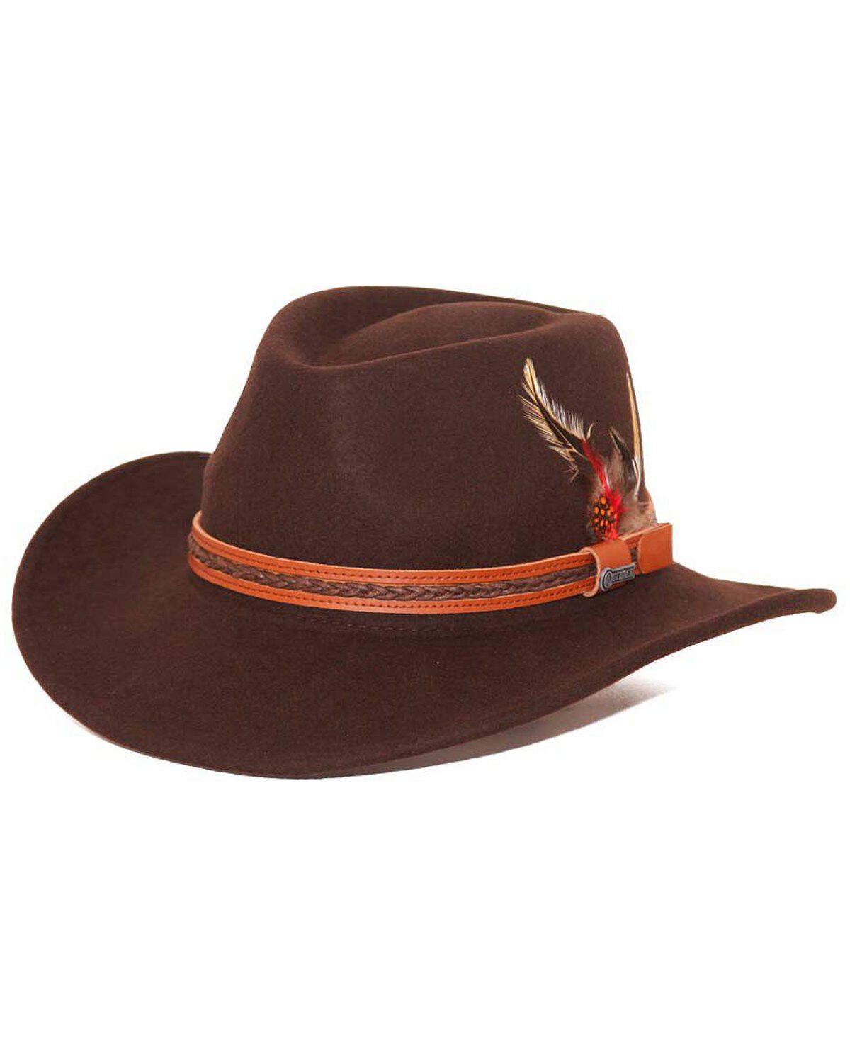 Men's Outback Trading Co. High Country Crushable Felt Western Fashion