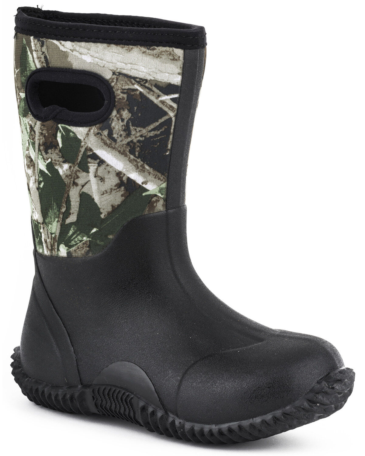 Boys' Roper Camo Neoprene Boots - Round Toe
