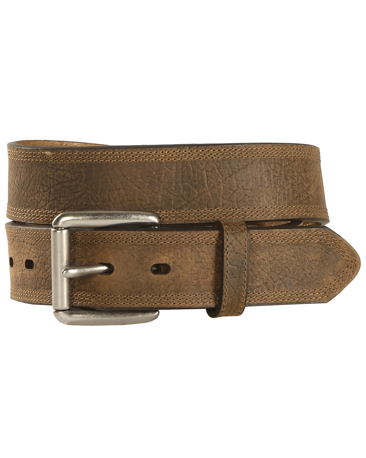 Men's Ariat Aged Bark Basic Leather Belt