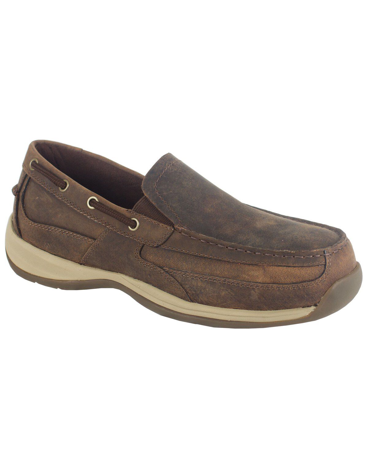 Rockport Works Sailing Club Boat Shoes - Steel Toe