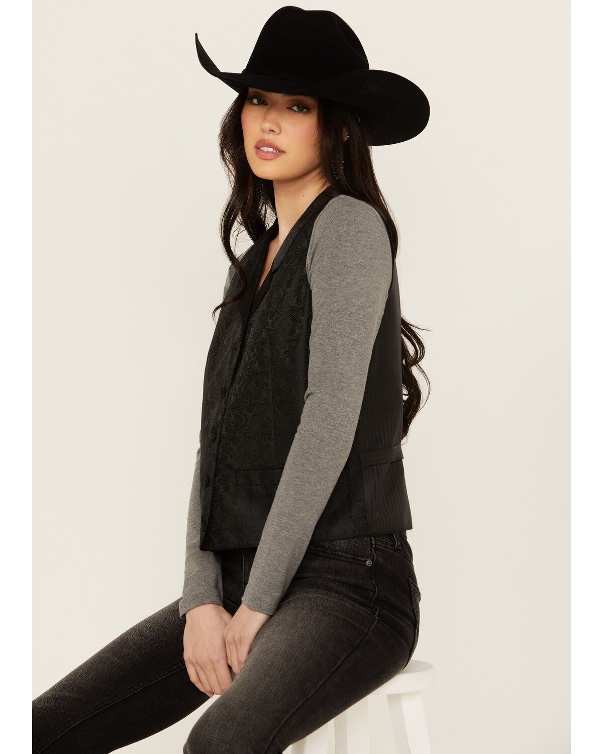 Women's Scully Rangewear Delicate Paisley Vest