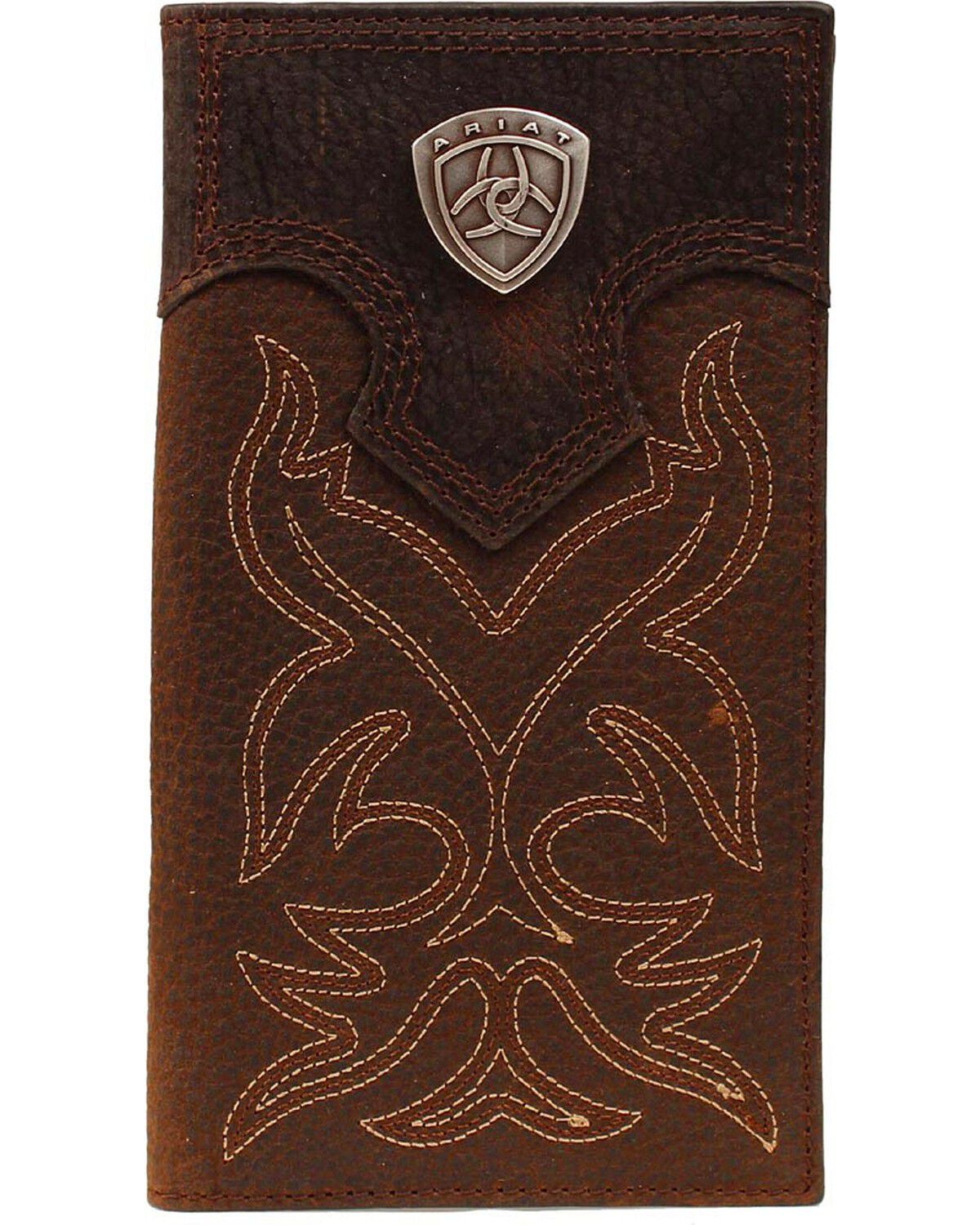 Men's Ariat Boot Stitched Rodeo Wallet