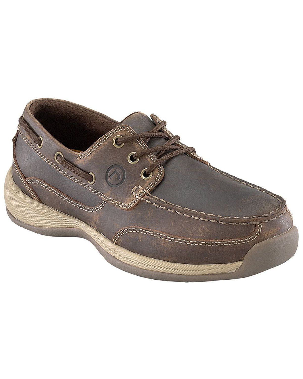 Women's Rockport Works Sailing Club Boat Shoes - Steel Toe