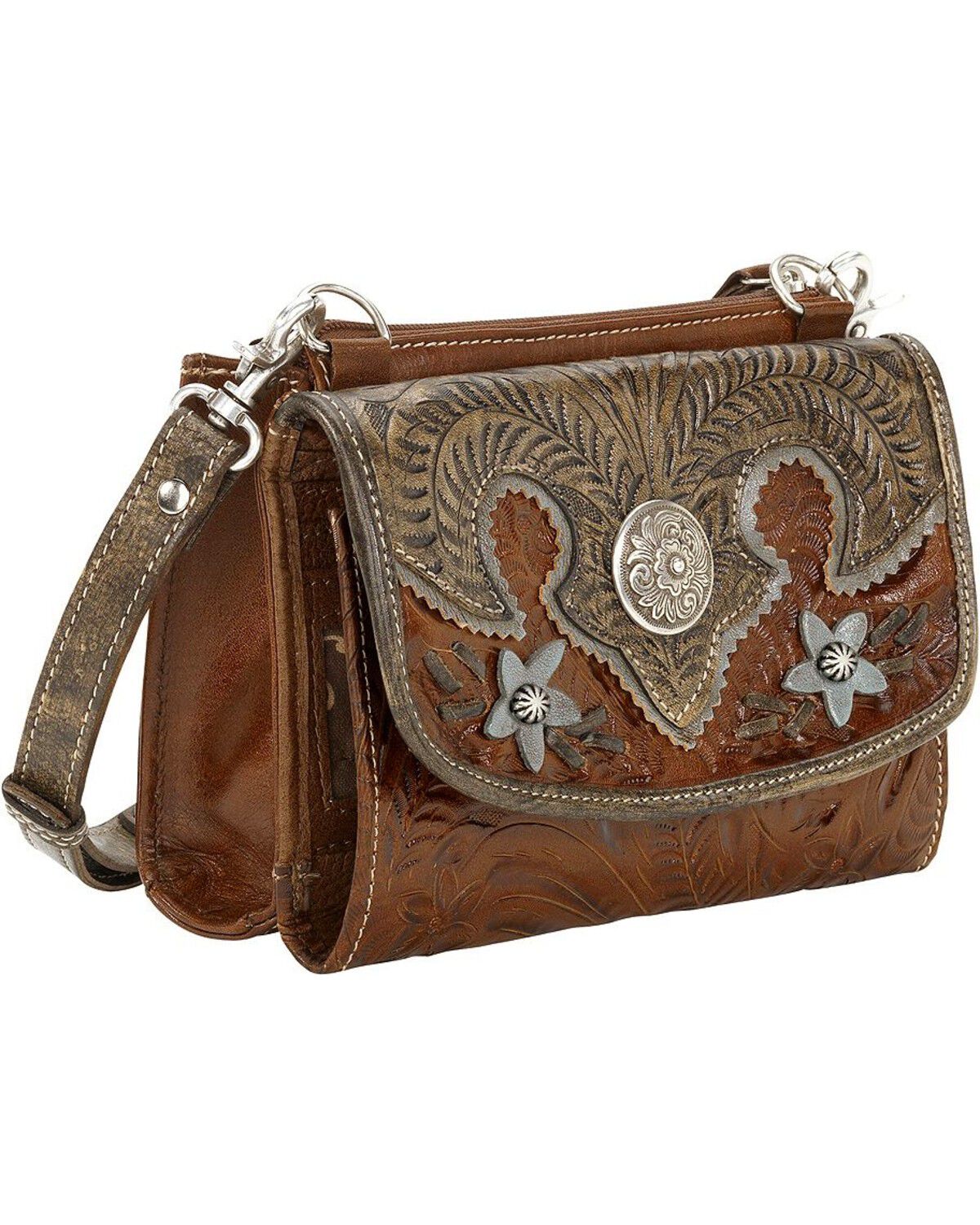 American West Desert Wildflower Crossbody Bag