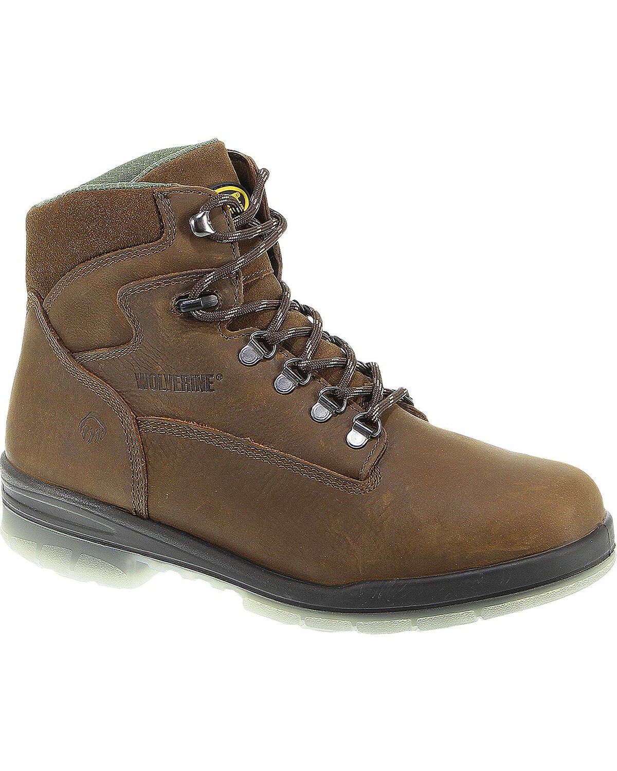Men's Wolverine Durashocks 6" Waterproof Insulated Work Boots - Soft T
