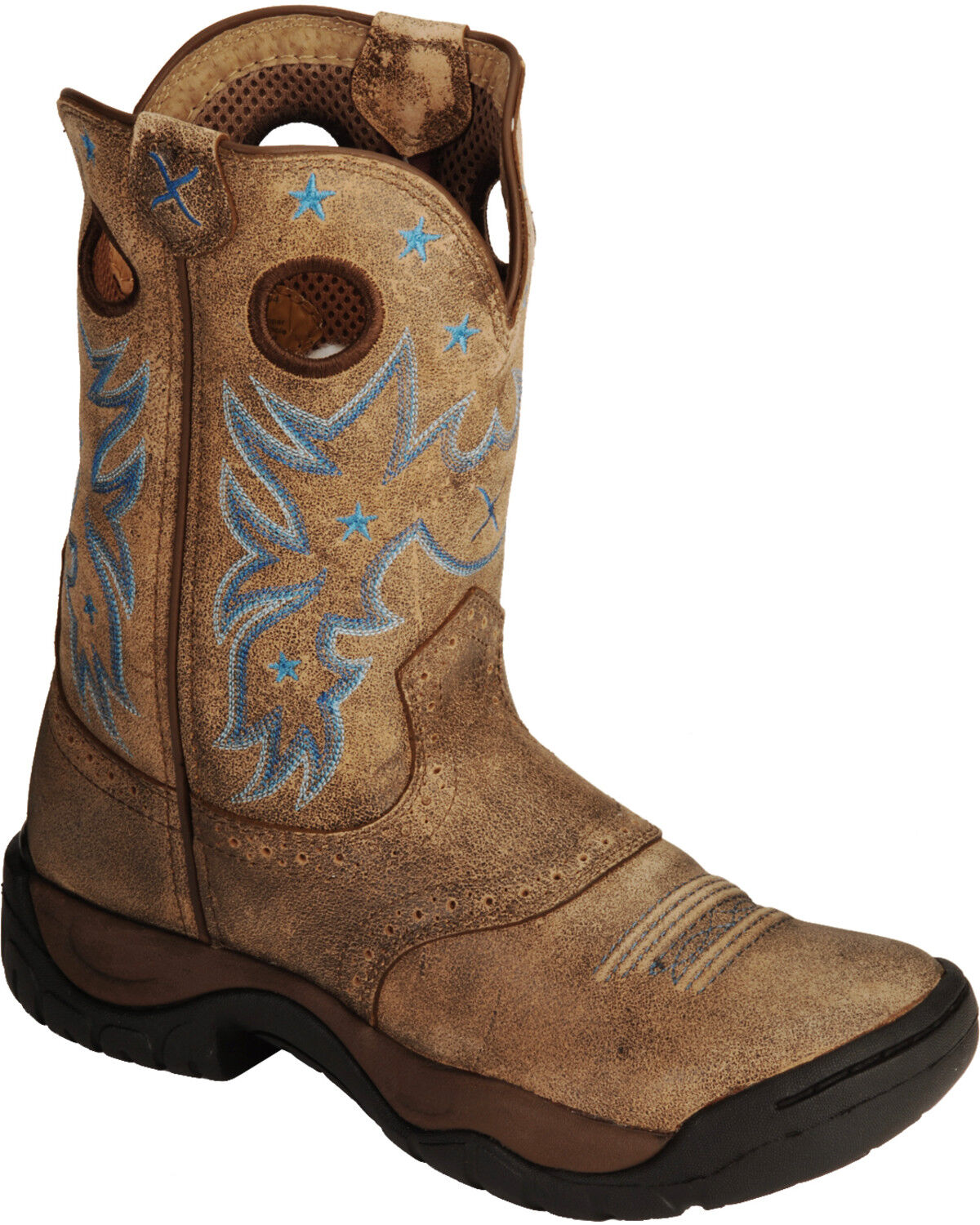 Women's Twisted X Distressed All Around Barn Boot - Round Toe