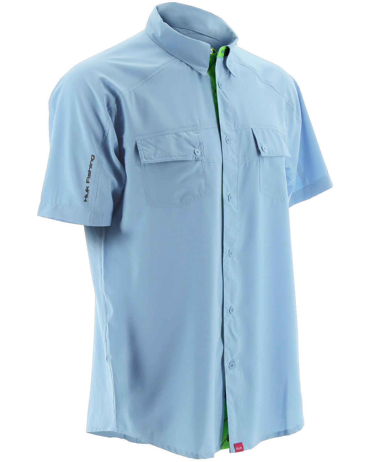 Men's Huk Performance Fishing Next Level Woven Short Sleeve Shirt