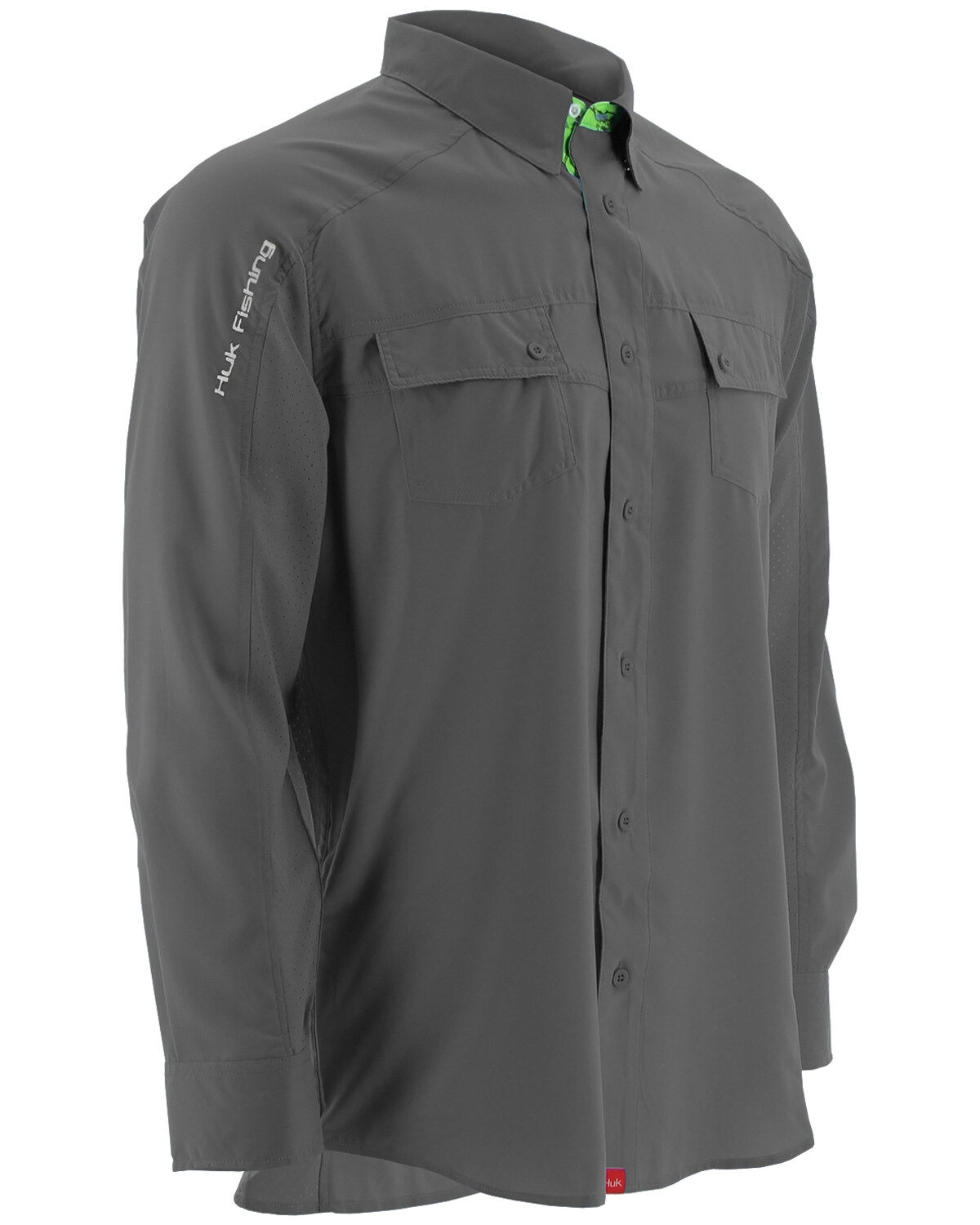 Men's Huk Performance Fishing Next Level Long Sleeve Button Down Woven