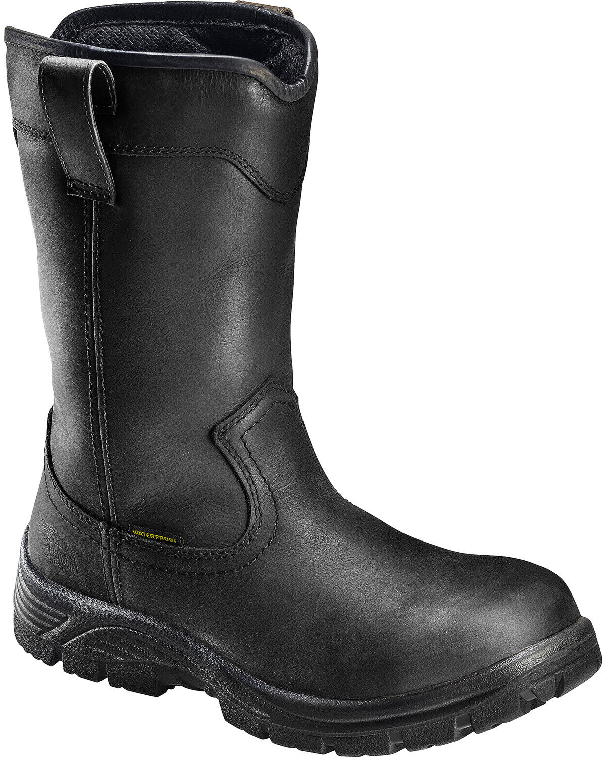 Men's Avenger Waterproof Wellington Work Boots - Composite Toe