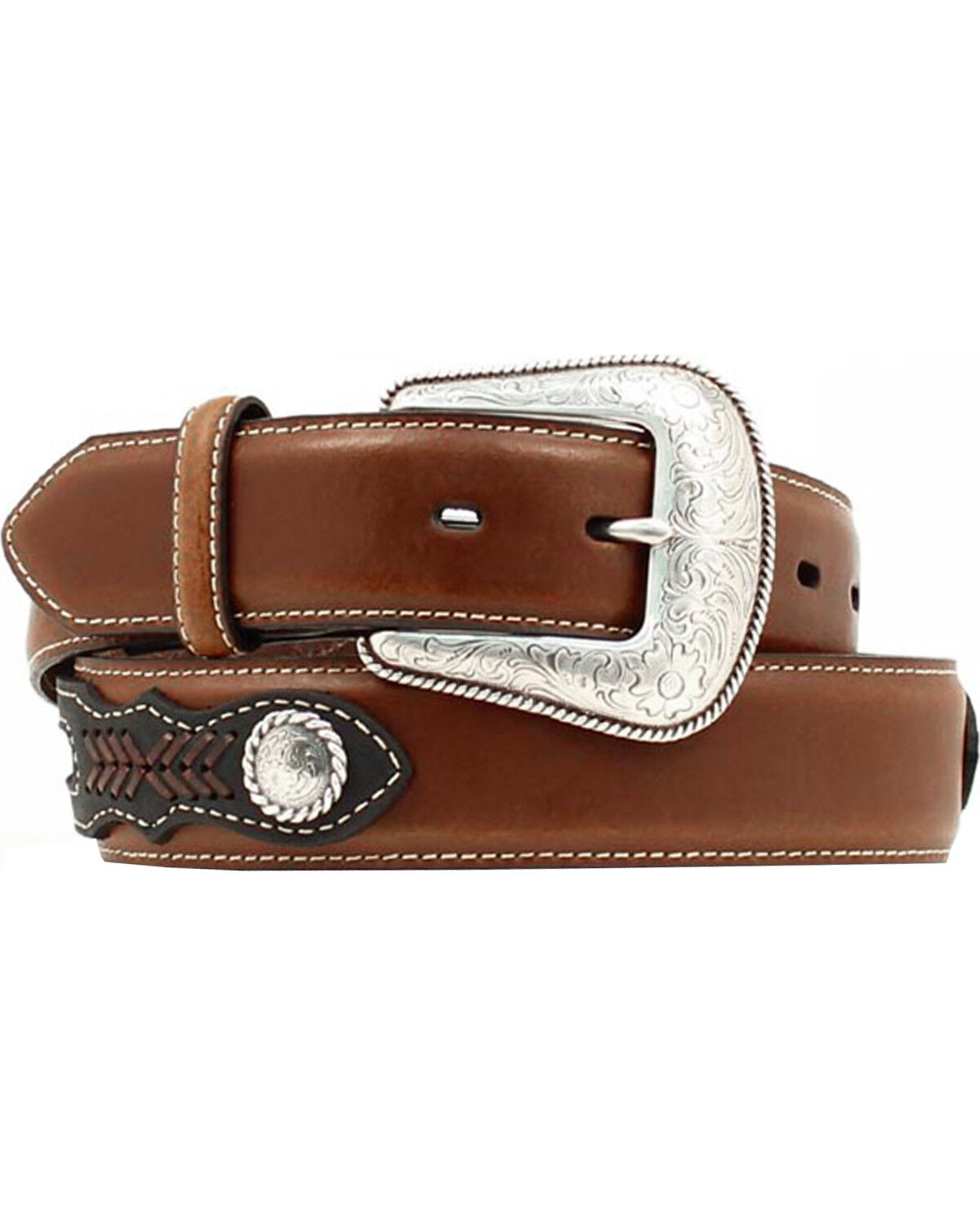 Men's Nocona Ribbon Concho Western Belt