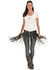 Image #4 - Kobler Leather Women's Hand-Tooled Fringe Belt, Black, hi-res