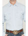 Image #3 - Wrangler X Cody Johnson Men's Solid Long Sleeve Pearl Snap Western Shirt, Blue, hi-res