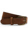 Image #2 - Justin Men's Leather Work Belt, Brown, hi-res