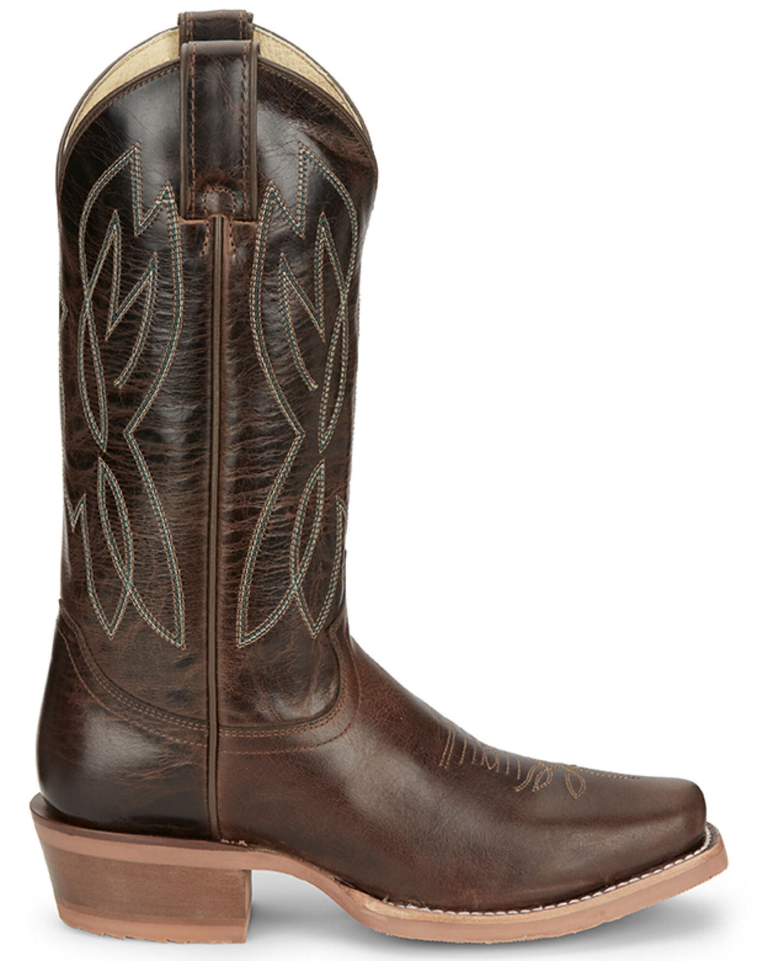 Justin square toe outlet boots womens
