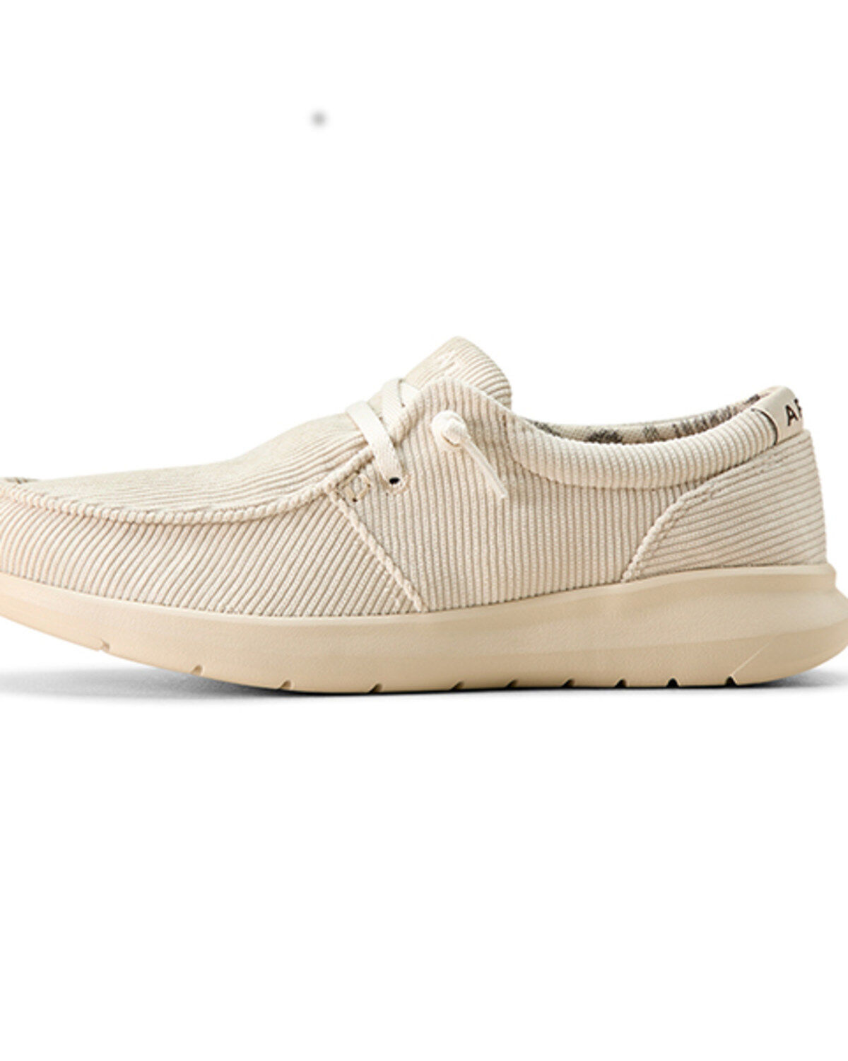 Image #2 - Ariat Women's Hilo Corduroy Casual Shoes - Moc Toe, White, hi-res