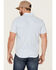 Brixton Men's Charter Teardrop Print Oxford Button Down Western Shirt , Blue, hi-res