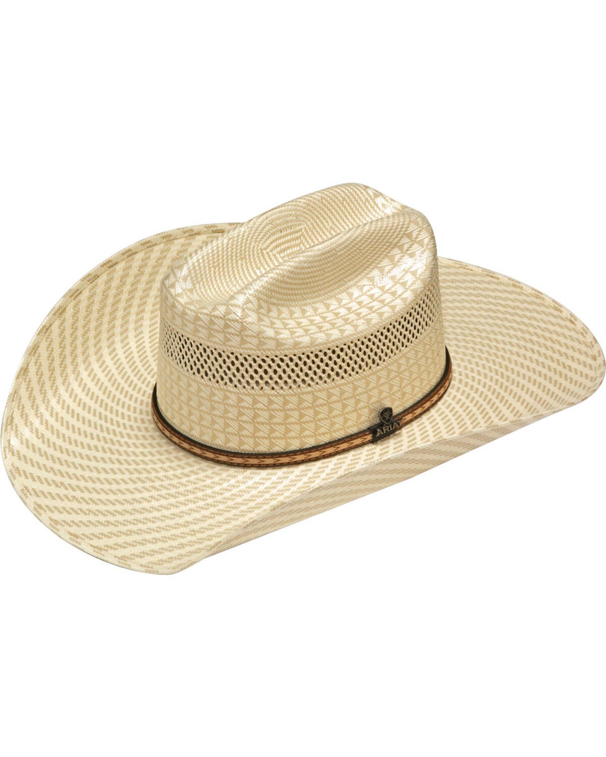 Ariat 20X Straw Cowboy Hat, Ivory, hi-res