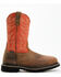 Image #2 - Cody James Men's Pull-On Waterproof Work Boots - Composite Toe , Orange, hi-res