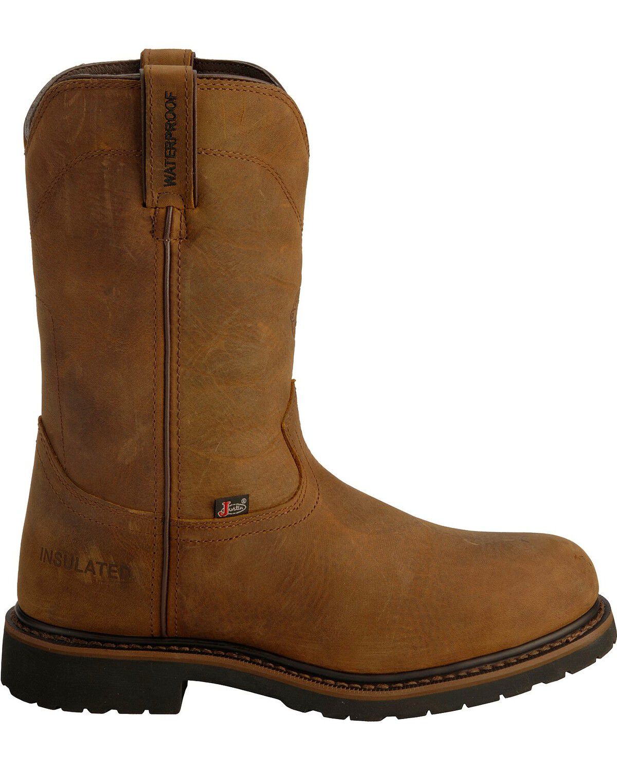 justin insulated work boots
