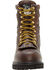 Georgia Men's Waterproof Steel Toe Logger Boots, Chocolate, hi-res