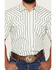 Image #3 - Gibson Trading Co Men's Always Late Medallion Print Short Sleeve Snap Western Shirt, Cream, hi-res