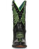 Image #3 - Corral Women's Fluorescent Embroidered and Studded Western Boots - Round Toe, Black, hi-res