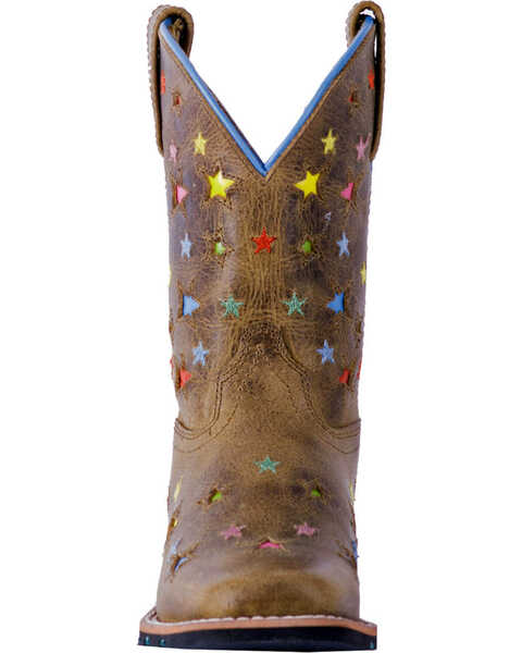 Image #4 - Dan Post Little Girls' Starlett Western Boots - Square Toe , , hi-res