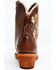 Liberty Black Women's Loren Tonal Floral Embroidered Western Fashion Booties - Medium Toe , Brown, hi-res