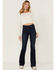 Image #4 - Idyllwind Women's Daisy Trail Pointelle Button Front Long Sleeve Top, Ivory, hi-res