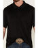 Image #3 - RANK 45® Men's Solid Tech Polo, Black, hi-res