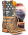 Image #2 - Tin Haul Men's Freedom Western Boots, Brown, hi-res