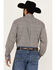 Image #4 - Cinch Men's Geo Print Long Sleeve Button-Down Western Shirt, Peach, hi-res