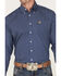 Cinch Men's Geo Print Long Sleeve Button Down Western Shirt , Royal Blue, hi-res