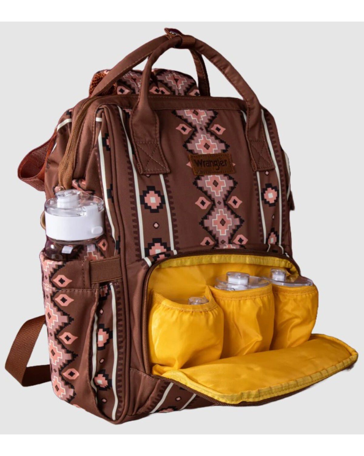 Image #4 - Wrangler Women's Callie Southwestern Print Diaper Bag, Brown, hi-res