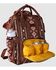 Image #4 - Wrangler Women's Callie Southwestern Print Diaper Bag, Brown, hi-res