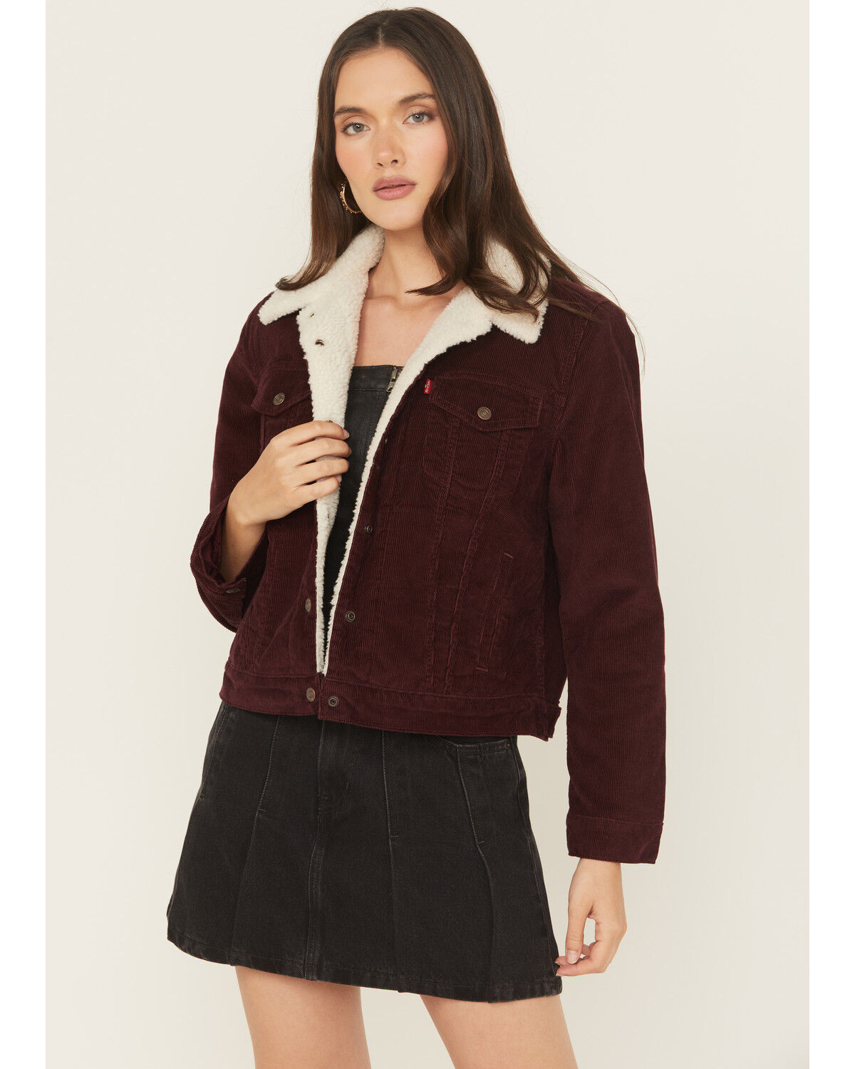 Product Name:  Levi's Women's Original Sherpa Lined Corduroy Trucker Jacket